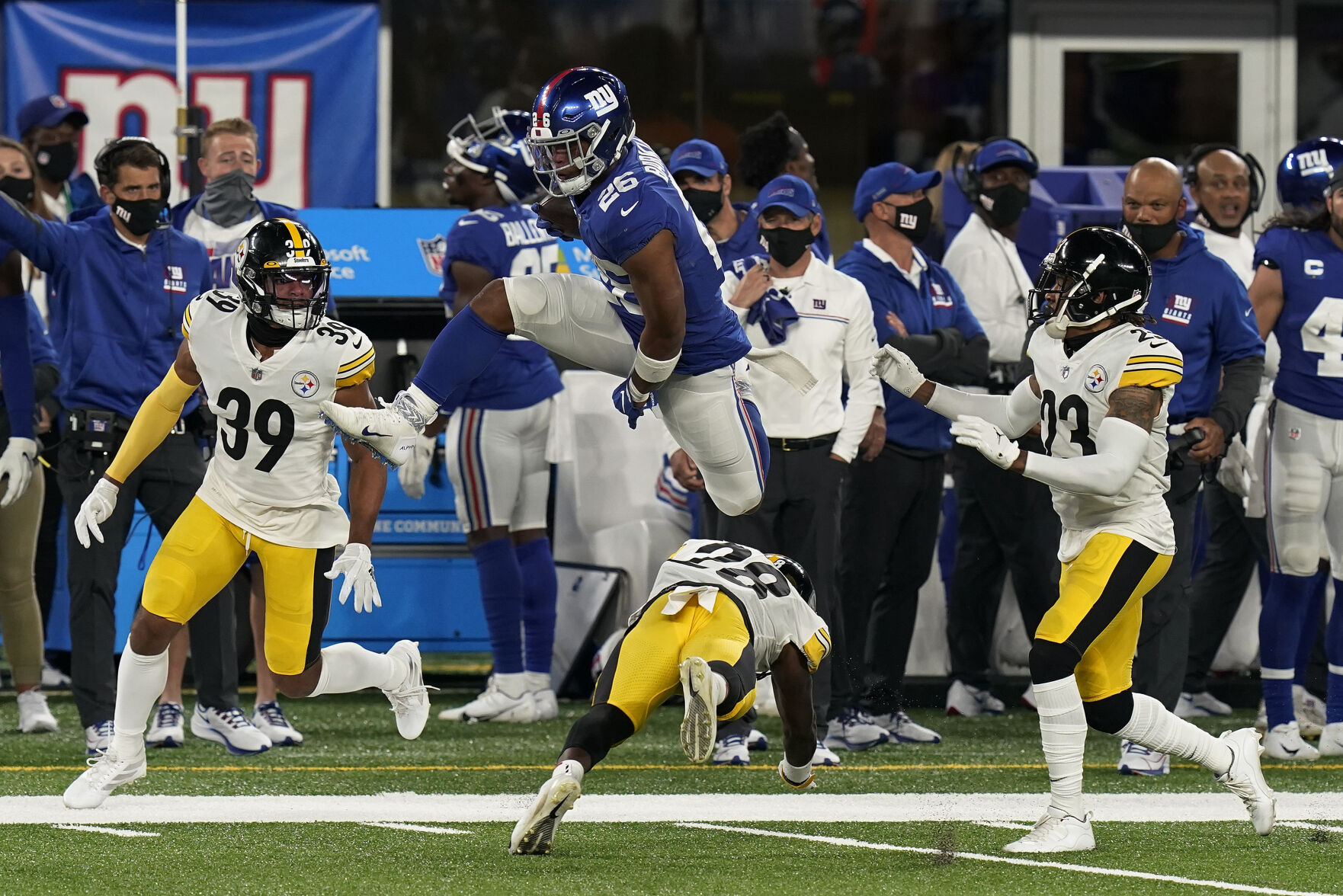 APTOPIX Steelers Giants Football